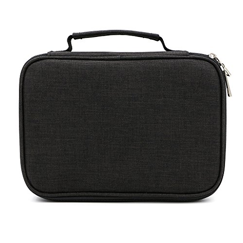 SUMTree 72 Fächer für Buntstifte, multifunktional, für Schule und Büro (schwarz), Schwarz , Fashion von SUMTree