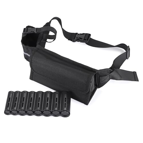 SUMTree Euro-Münztasche mit Flaschenhalter, Münzorganizer, mit Transportgürtel, für Kellner, Sammler, Kassierer (schwarz) von SUMTree