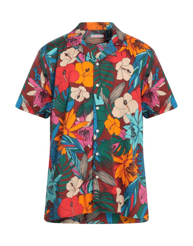 SUN 68 Hemd Herren Schokobraun von SUN 68