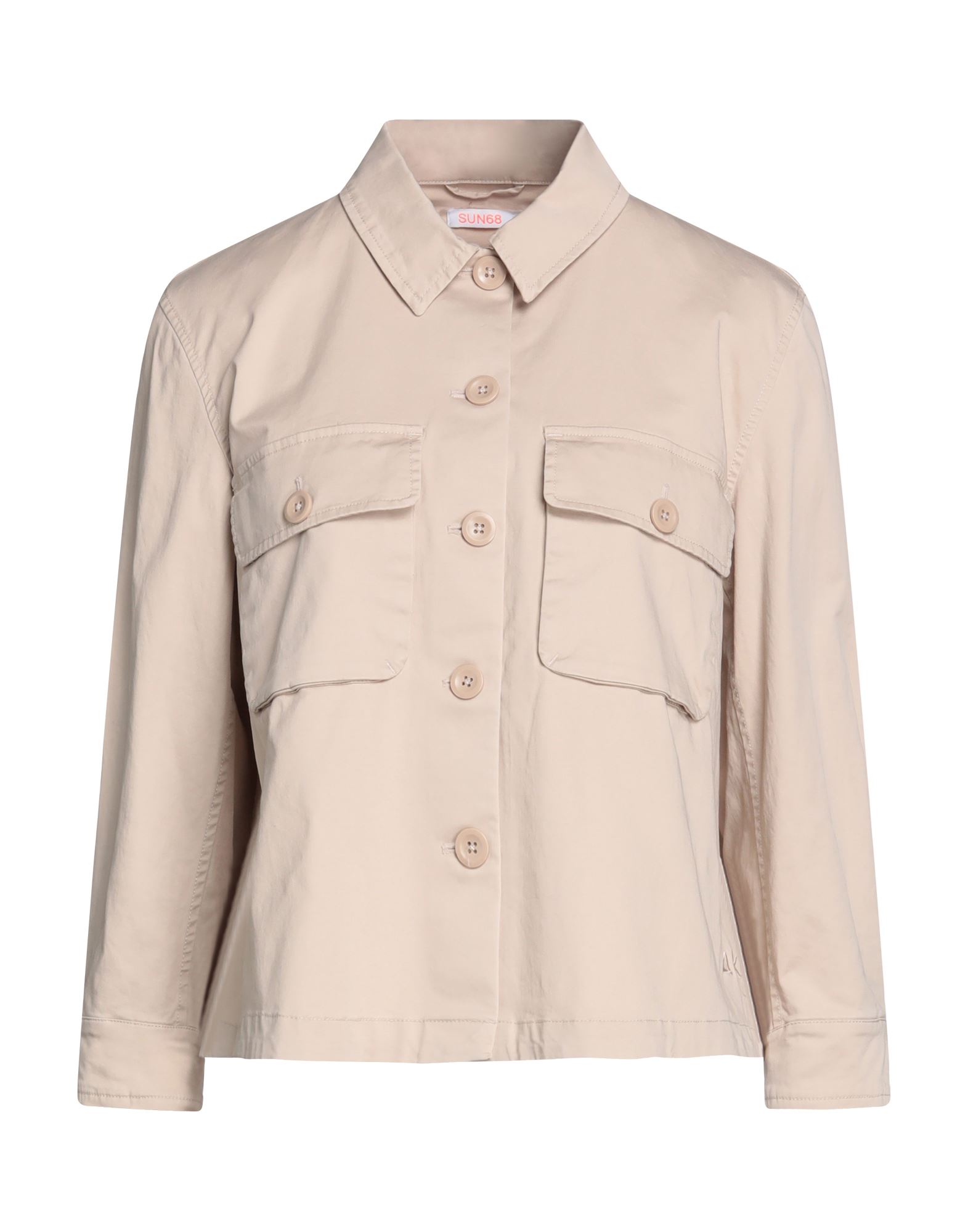 SUN 68 Jacke, Mantel & Trenchcoat Damen Beige von SUN 68