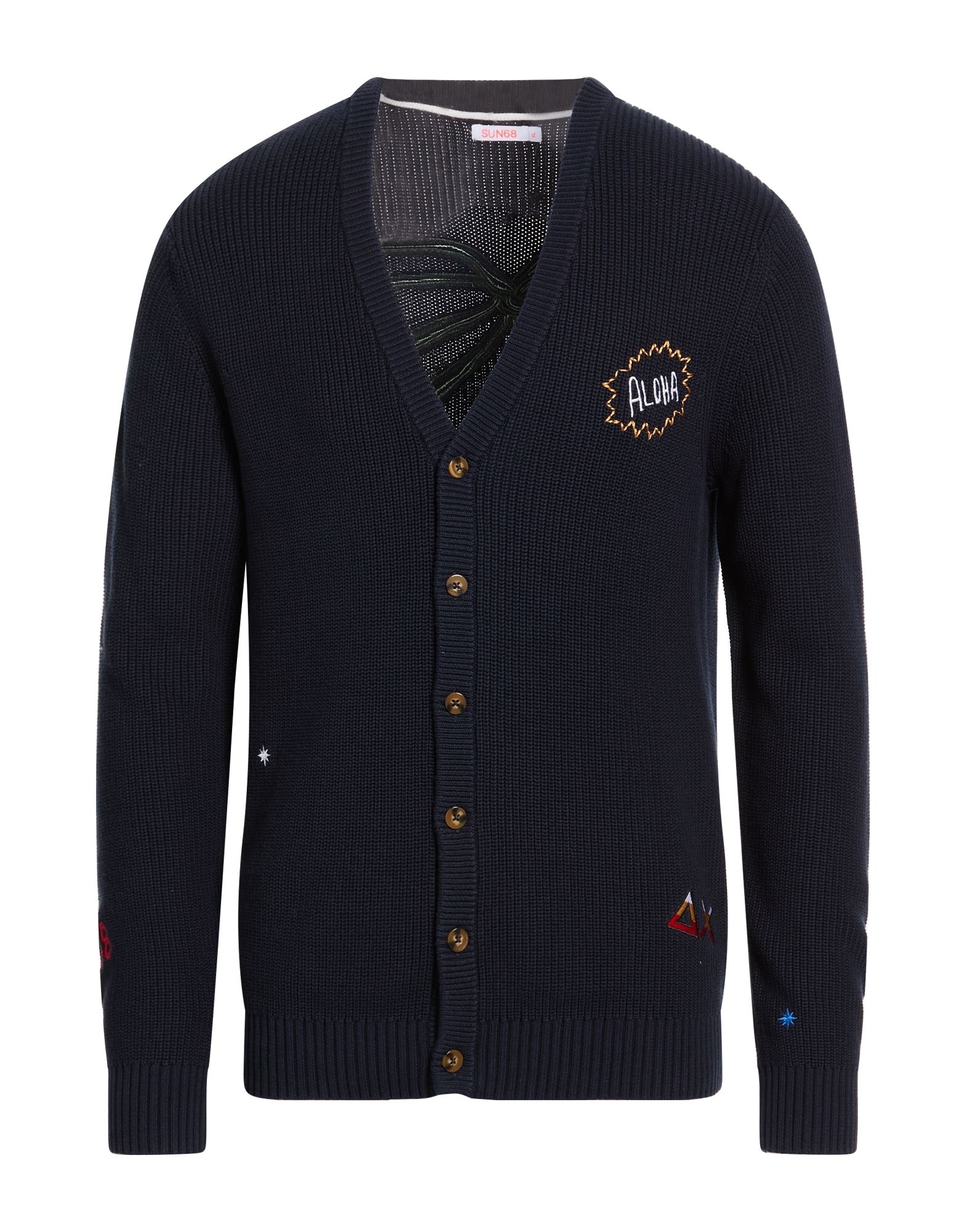 SUN 68 Strickjacke Herren Nachtblau von SUN 68
