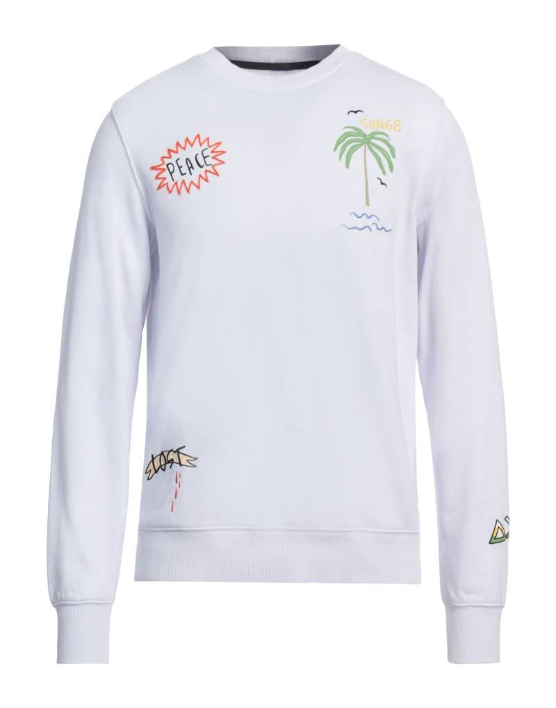 SUN 68 Sweatshirt Herren Weiß von SUN 68
