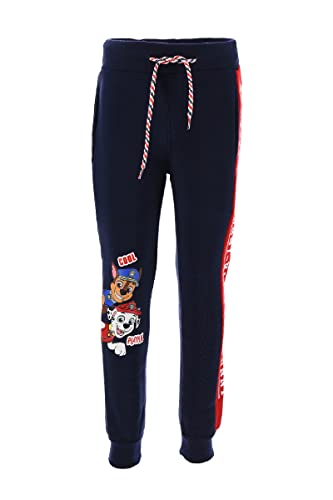 Paw Patrol Jungen Jogginghose, Baumwolle, bequem, mit Kordel, Chase und Marshall Motiv Trainingshose Sweathose (DE/NL/SE/PL, Numerisch, 98, Regular, Blau) von SUN CITY