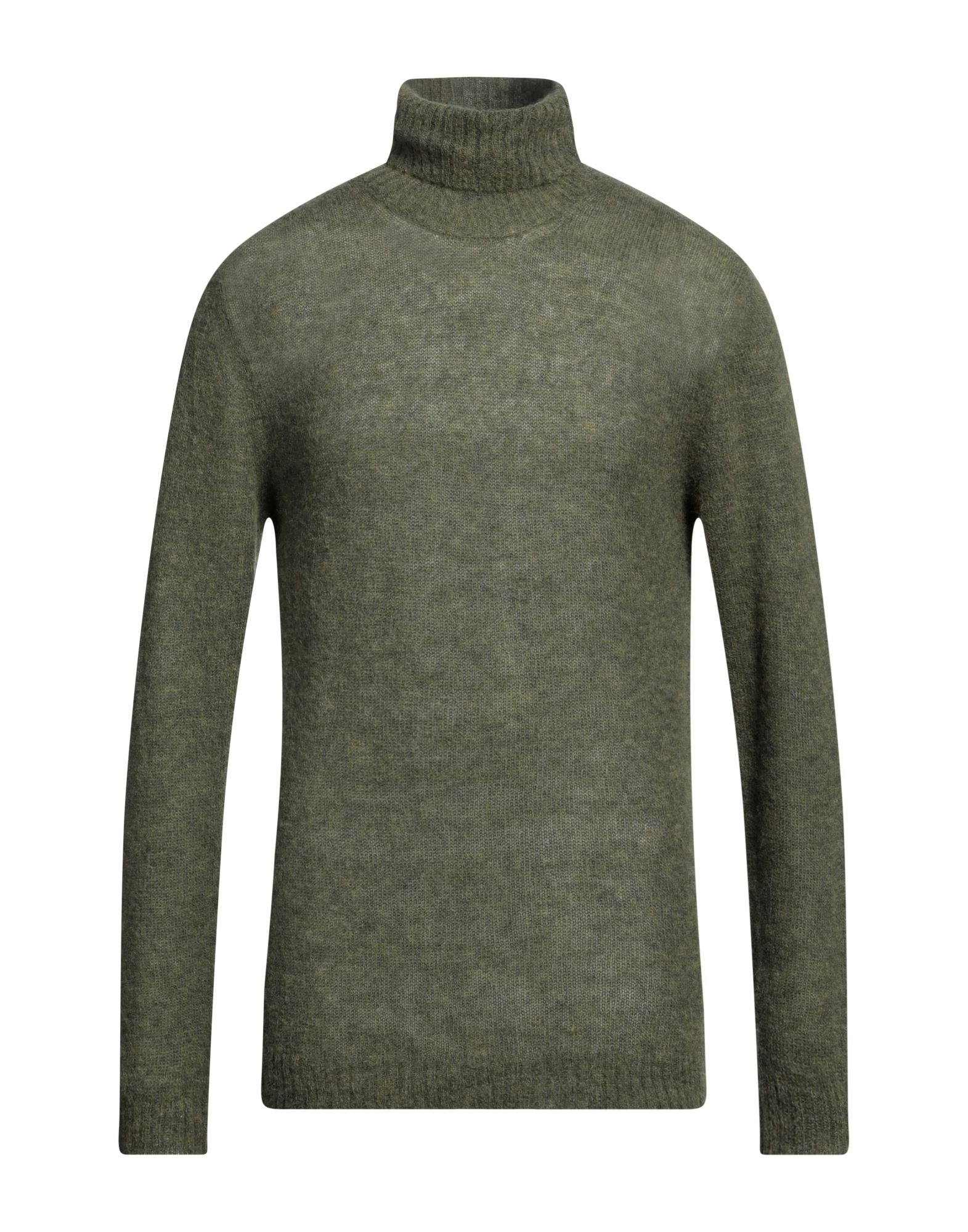 SUN HOUSE Rollkragenpullover Herren Militärgrün von SUN HOUSE