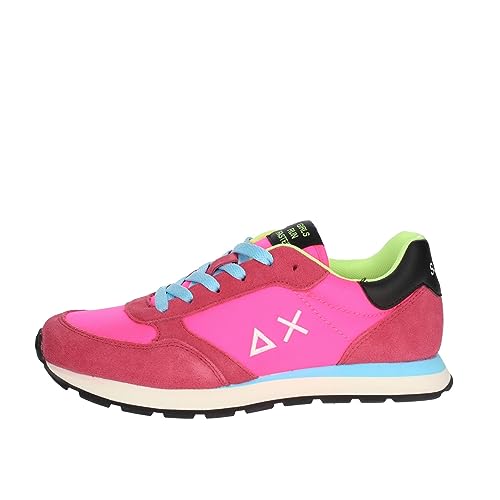 Scarpe Sun68 sneaker Girl's ally solid nylon teen suede/ nylon fuxia fluo ZS23SU01 Z33401T 37 von SUN