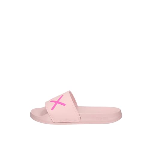 SUN68 Damen Slippers Logo Sandal, ROSA, 38 EU von SUN68