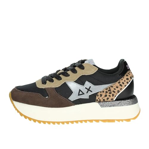 SUN68 Damen Z44218 Big Stargirl Mix Material Nero Sneaker, Schwarz, 37 EU SUN68 Damen Z44218 Big Stargirl Mix Material Nero Sneaker, Schwarz, 37 EU von SUN68