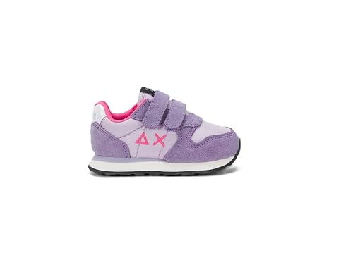 SUN68 Girl's Ally Solid Nylon First Step Z44401F Sneaker Farbe 24 Lila, 24 Lila, 24 EU von SUN68