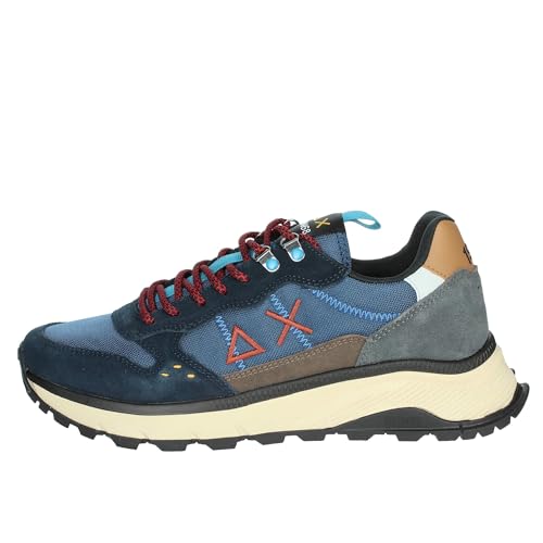 SUN68 Herren FIRE and Camping Sneaker, Color Navy Blue Size 46, 40 EU von SUN68