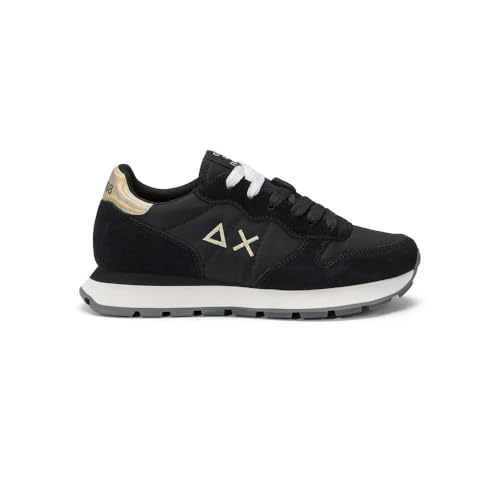 SUN68 Schuhe Ally Gold Silber Code Z45202-11 Schwarz Damen, Schwarz Weiß Gold, 39 EU SUN68 Schuhe Ally Gold Silber Code Z45202-11 Schwarz Damen, Schwarz Weiß Gold, 39 EU von SUN68