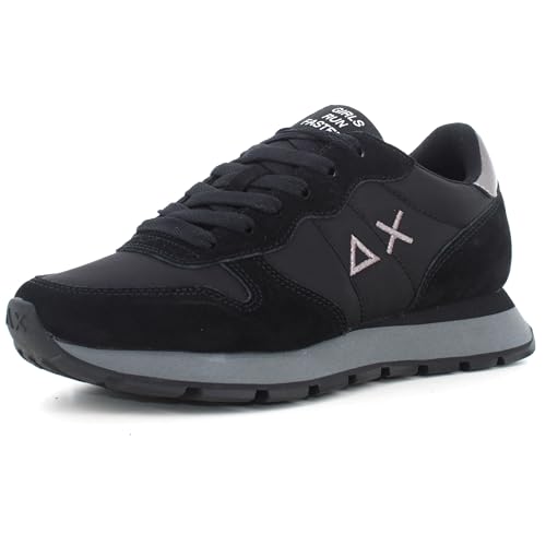 SUN68 Schuhe Ally Gold Silber Code Z45202-1134 Schwarz Damen, Schwarz und Grau., 41 EU von SUN68