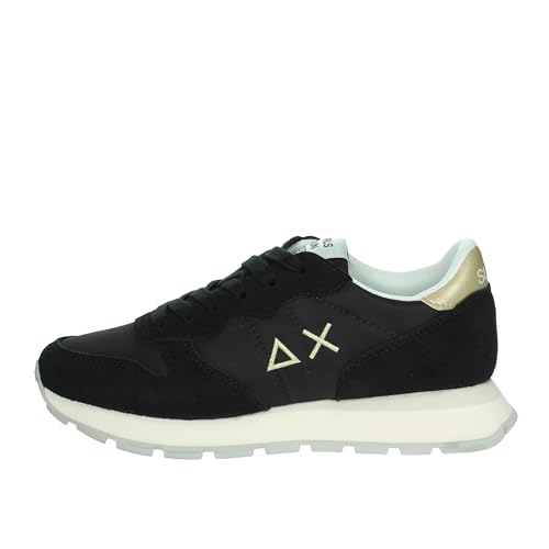SUN68 Unisex Ally Gold Silver Sneaker, Nero, 39 EU von SUN68