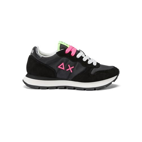 Sun68 Wmns Ally Solid Nylon Z35201 1162 Nero Fucsia Nero Fucsia/37 von SUN68