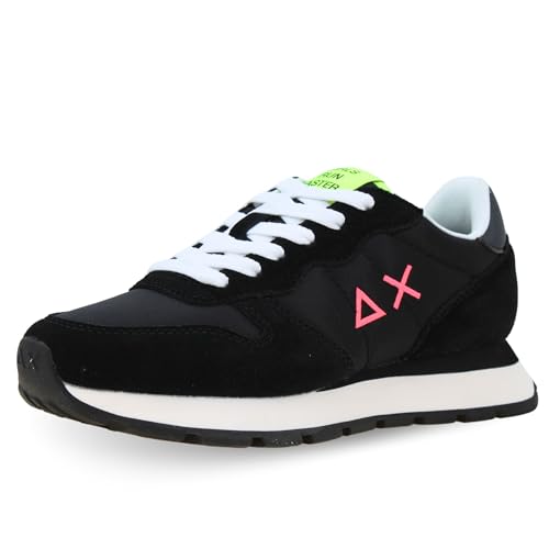 Sneaker Sun68 Ally Solid Nylon nero/ fuxia DS25SU02 Z35201 41 von SUN68