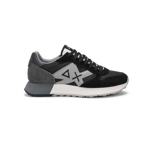 SUN68 Schuhe Jaki Solid Code Z45113-11 Schwarz Herren, Schwarz und Grau., 41 EU von SUN68