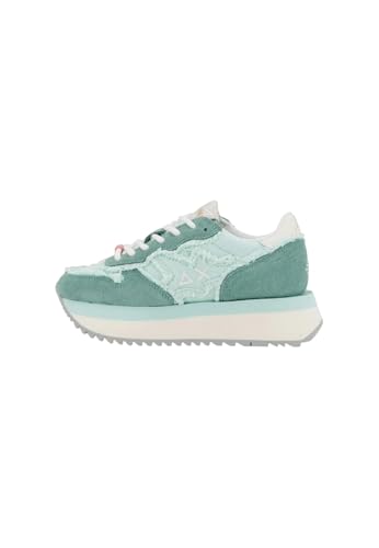 SUN68 Unisex Big STARGIRL Canvas Sneaker, Acqua, 37 EU SUN68 Unisex Big STARGIRL Canvas Sneaker, Acqua, 37 EU von SUN68