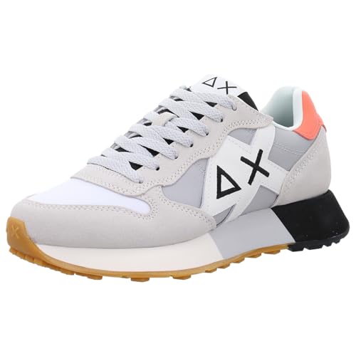 SUN68 Unisex Jaki 2.0 Bicolor Sneaker, 06 Bianco Grigio CHIARO, 43 EU von SUN68