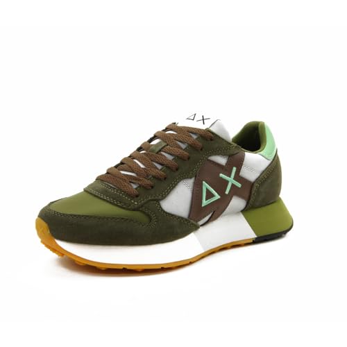 SUN68 Unisex Jaki 2.0 Bicolor Sneaker, 06 Militare/Grigio, 43 EU von SUN68