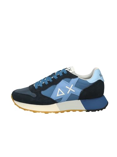 SUN68 Unisex Jaki 2.0 Bicolor Sneaker, 80 Navy Blue/A, 45 EU von SUN68