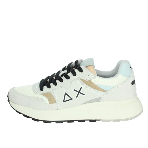 SUN68 Unisex Sunday DAD Sneaker, Bianco Panna, 45 EU von SUN68