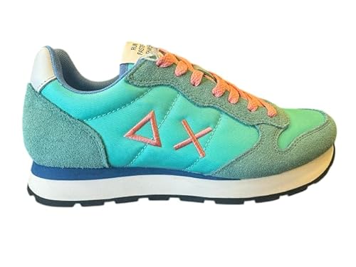 SUN68 Unisex Tom SOLID Sneaker, Acqua, 42 EU von SUN68