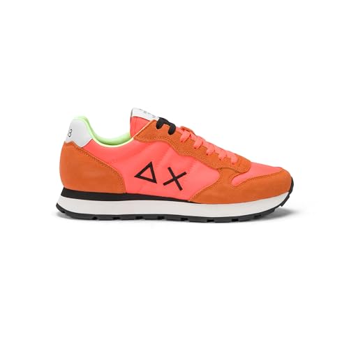 SUN68 Unisex Tom SOLID Sneaker, Arancio Fluo, 42 EU von SUN68