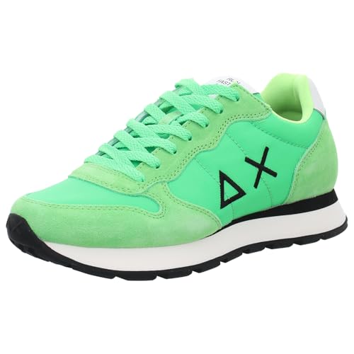 SUN68 Unisex Tom SOLID Sneaker, Verde Fluo, 46 EU von SUN68