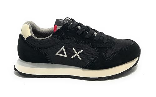 Scarpe Sun68 sneaker Boy's Tom solid suede/ nylon nero Z24SU01 Z43301T 36 von SUN68