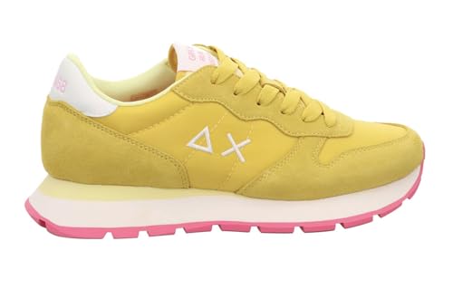 SUN68 Unisex Ally SOLID Nylon Sneaker, Giallo, 41 EU von SUN68