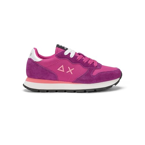 Sneaker Running Sun68 Ally Solid Nylon in Suede/Tessuto Ciclamino Donna D25SU09 Z44201 37 von SUN68