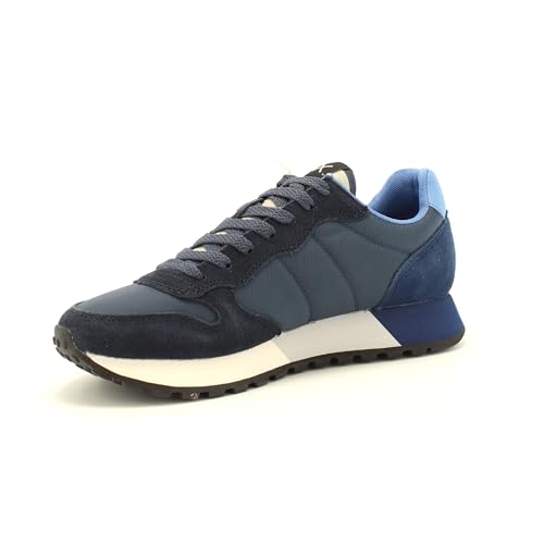 Sneaker running Sun68 Jaki Solid suede/ nylon Blu navy US24SU11 Z34111 46 von SUN68