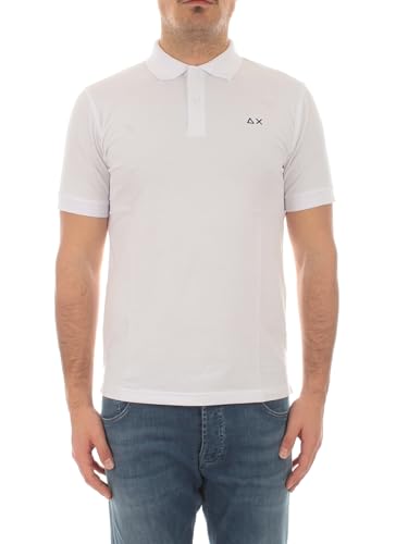 Sun68 - Polo Solid Regular Tinta Unita A34109/01 B.CO von SUN68