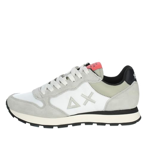 Sun68 - Tom Color Bianca Ricami Grigi Z34106 06 GRI von SUN68