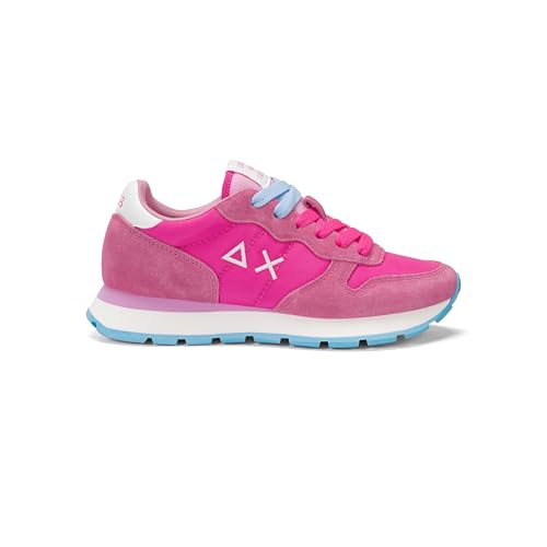 SUN68 Unisex Ally SOLID Nylon Sneaker, Fuxia, 39 EU von SUN68