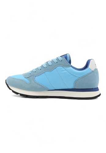 sun68 Herren-Sneaker Z34101 Tom Solid Himbeere, hellblau, 41 EU von SUN68