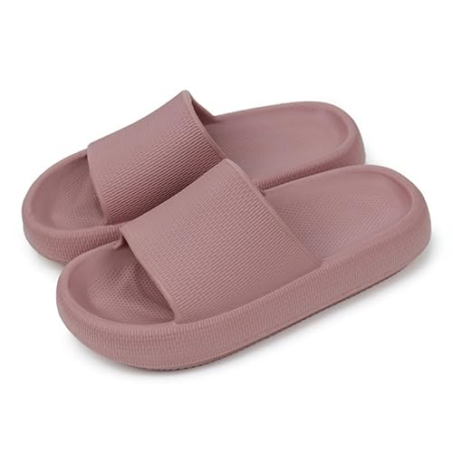 Badelatschen Damen Herren Original Badelatschen Damen Pillow Cloud Slippers Sommer Schlappen Rutschfest Badeschuhe (Lila, Erwachsene, Damen, 40, Numerisch (von/bis), EU Schuhgrößensystem, 41, M) von SUNAVY