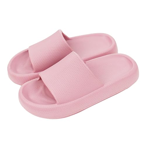 Badelatschen Damen Herren Original Badelatschen Damen Pillow Cloud Slippers Sommer Schlappen Rutschfest Badeschuhe (Rosa, Erwachsene, Damen, 35, Numerisch (von/bis), EU Schuhgrößensystem, 36, M) von SUNAVY