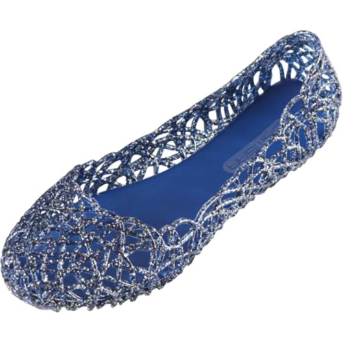Damen Hohl Flach Gelee Sandalen Bird-Nest Ballett Weich Plastik Schuh von SUNAVY