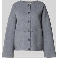 SUNCOO PARIS Jacke mit Knopfleiste Modell 'EDDY' in Mittelgrau, Größe XS SUNCOO PARIS Jacke mit Knopfleiste Modell 'EDDY' in Mittelgrau, Größe XS von SUNCOO PARIS