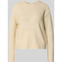 SUNCOO PARIS Strickpullover mit Rundhalsausschnitt Modell 'PLAMEDI' in Ecru, Größe M von SUNCOO PARIS