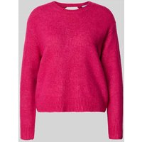 SUNCOO PARIS Strickpullover mit Rundhalsausschnitt Modell 'PLAMEDI' in Pink, Größe L von SUNCOO PARIS