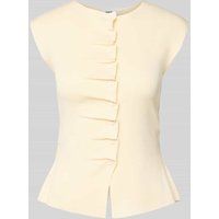 SUNCOO PARIS Strickshirt mit Rüschen Modell 'PAGNI' in Offwhite, Größe XS SUNCOO PARIS Strickshirt mit Rüschen Modell 'PAGNI' in Offwhite, Größe XS von SUNCOO PARIS