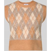 SUNCOO PARIS Weste mit Rundhalsausschnitt Modell 'PHILO' in Camel, Größe XS SUNCOO PARIS Weste mit Rundhalsausschnitt Modell 'PHILO' in Camel, Größe XS von SUNCOO PARIS