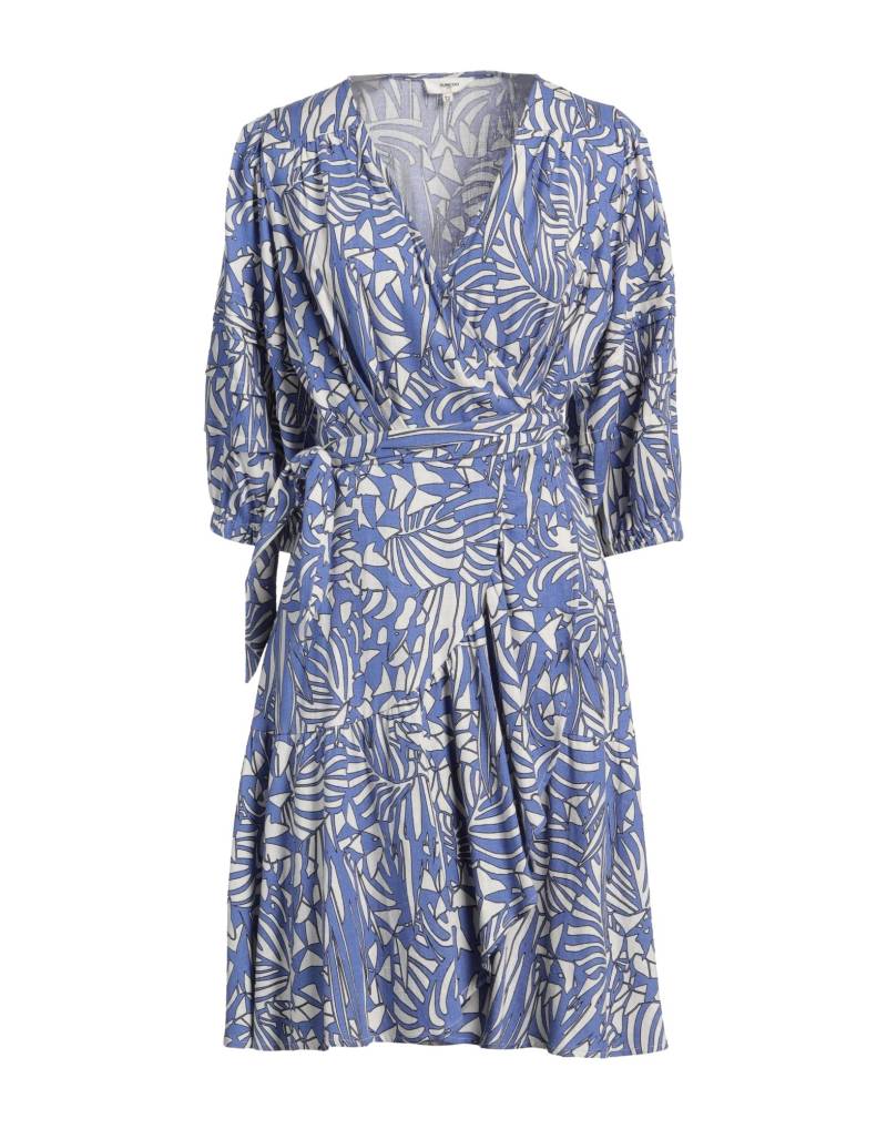 SUNCOO Midi-kleid Damen Azurblau von SUNCOO