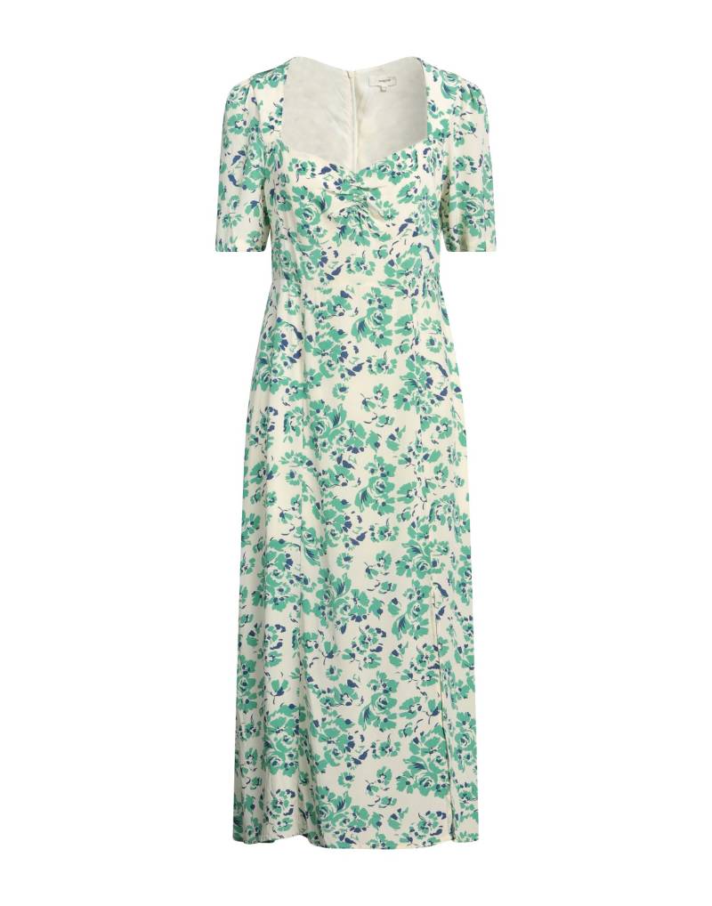 SUNCOO Midi-kleid Damen Cremeweiß von SUNCOO