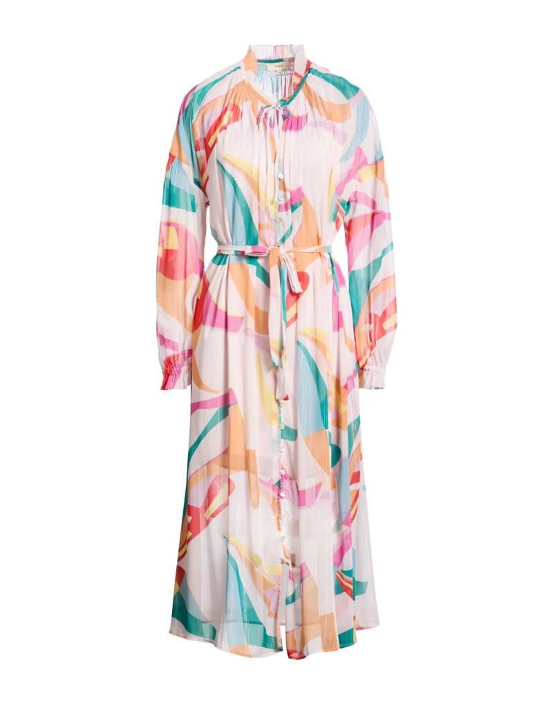 SUNCOO Midi-kleid Damen Lila von SUNCOO