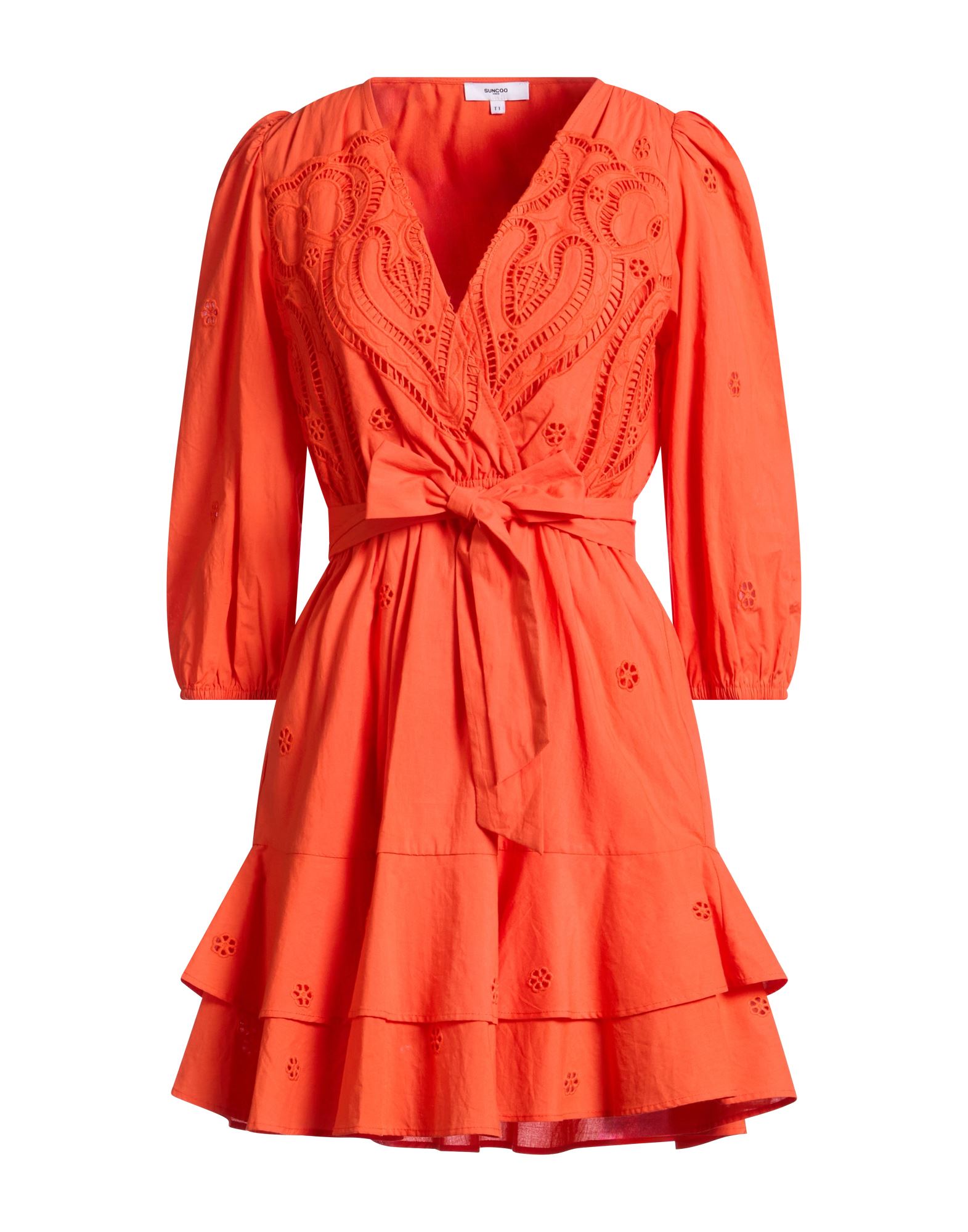 SUNCOO Mini-kleid Damen Orange von SUNCOO