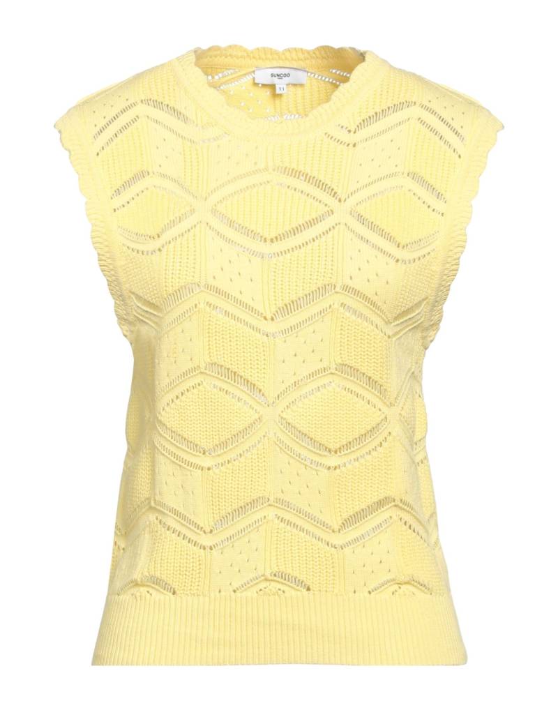 SUNCOO Pullover Damen Gelb von SUNCOO