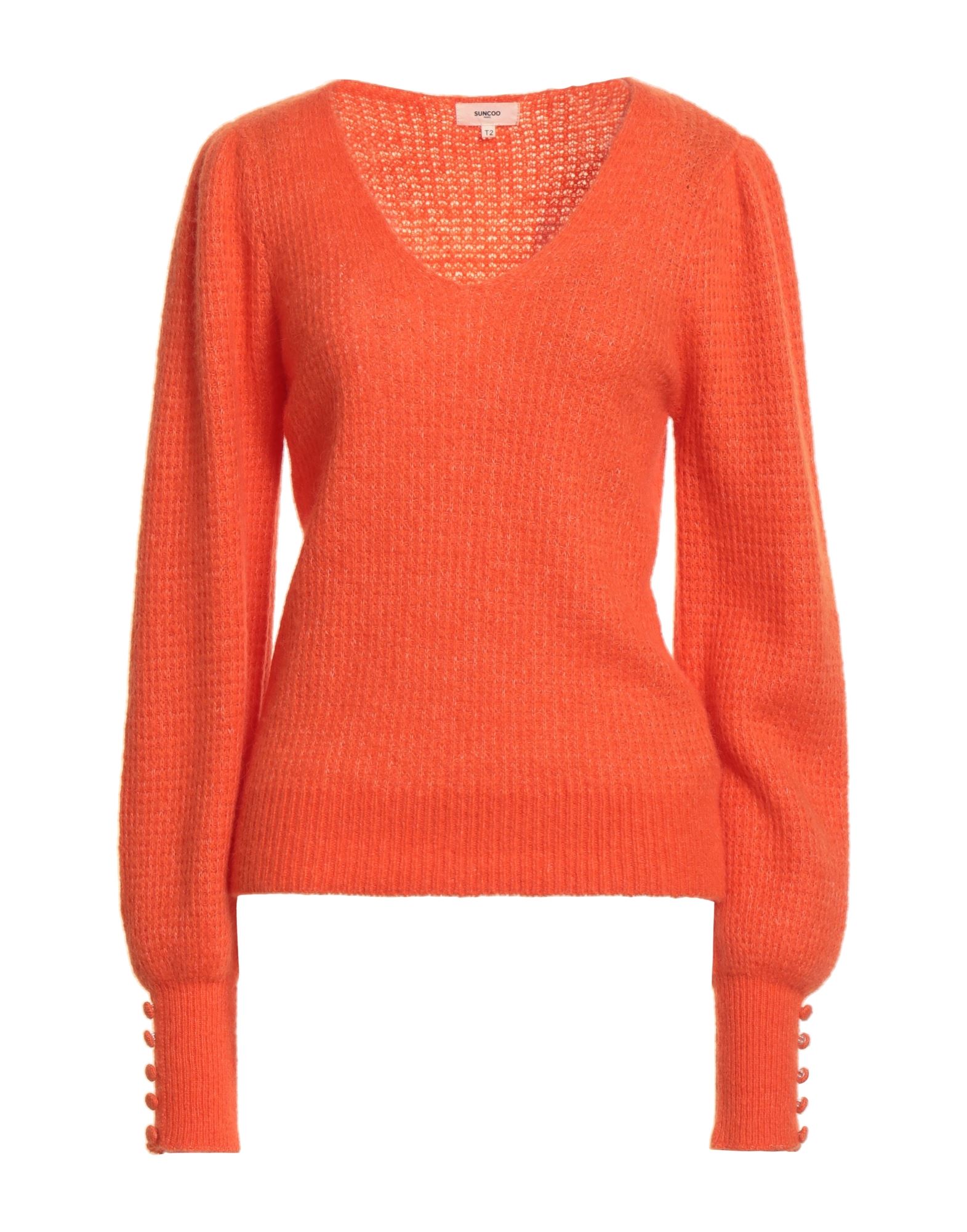 SUNCOO Pullover Damen Orange von SUNCOO