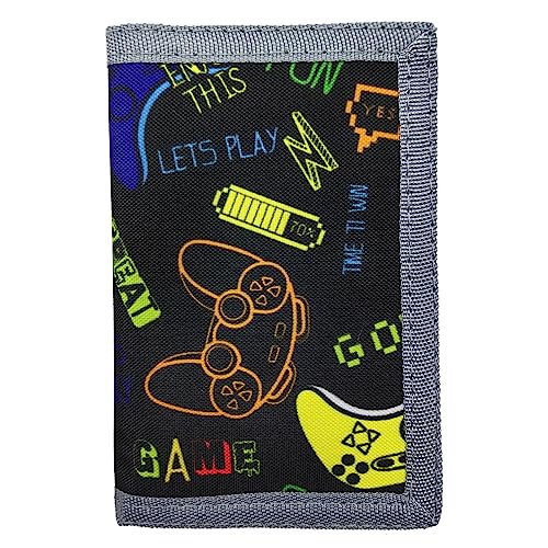 RFID Slim Camouflage Brieftasche/Trifold Leinwand Outdoor Sport Brieftasche für Kinder, Junge 10, S von SUNDEE
